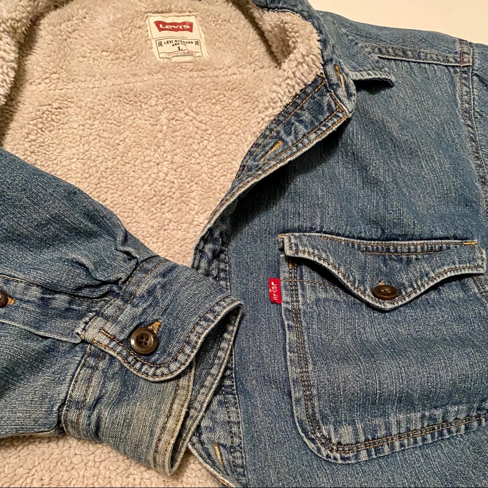 Levi’s Sherpa lined shirt jacket